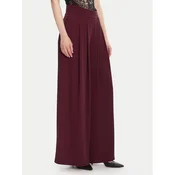 Rinascimento Palazzo hlače CFC0125495003 Bordo rdeča Wide Leg