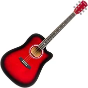 Pasadena PDC-10 Red Burst Akusticna gitara