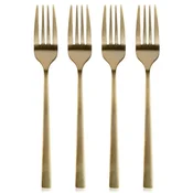 shumee 4x Zlate desertne vilice Desert Cakes Majhne vilice Set vilic
