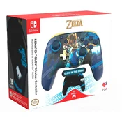 PDP brezžični kontroler Rematch Glow Link Hero svetleč v temi za Nintendo Switch 1 & 2