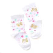 KOLY SOCKS Carape sa zlatnim leptirima