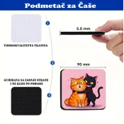 Podmetac za caše Ti si moj (1 kom)