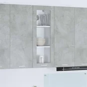 Viseci ormaric Betonski sivi 40 x 31 x 100 cm Konstruirano drvo