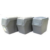 KOŠ ZA SMETI 3 SORTIBOX STONE GREY 20lit