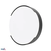 Bemko LED zunanja dekorativna svetilka VALANT 16W 4000K IP65 grafitna, okrogla 250 x 62 mm BM-C25-EL1-R-016GR-4K