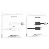 Kabel BOROFONE BX69 USB type-C -> USB type C 5A 100W ultra fast