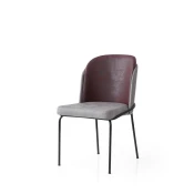Hanah Home Set stolica Dore-197, 98.5x70x97.5 cm, 4 komada, Bordo