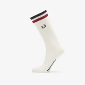 Nogavice Fred Perry Tipped Sports Sock Snow White/ Burnt Red/ Navy 39-42