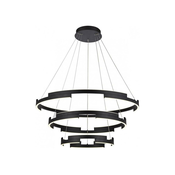 Redo 01-3182 - LED prigušiva luster na sajli CASTLE LED/80W/230V crna