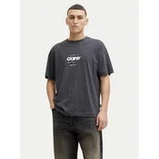 Jack & Jones Majica Club 12289868 Siva Relaxed Fit