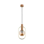 Luster na sajli MUFI 1xE14/10W/230V zlatna/bež