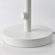 NYMANE Stona lampa, bela, 33 cm