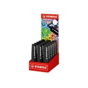 Označevalnik, stojalo, 2-5 mm, STABILO BOSS original NatureColors, črn, 15 kosov