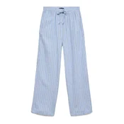 VERO MODA Hlače VMLINN svetlo modra/črna/bela