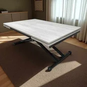 Hanah Home Proširivi trpezarijski sto, Beli