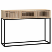 Konzolni stol 105 x 30 x 75 cm od konstruiranog drva i željeza