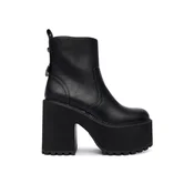 Buffalo Škornji Killah Zip Boot Mid 1622374 Črna