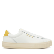 Tommy Jeans Nizke superge ESS rumena/bela