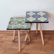 Hanah Home Set klub stocica 2Shp465, 2 komada, Šareni