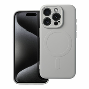 OVITEK ZA IPHONE 15 PRO HEYCASE SILICONE MAG MAGSAFE TITANIUM