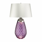 Elstead LENA-TL-L-PLUM-OWSS-LED Stona lampa LENA 1xE27/40W/230V 74cm ružicasta/bela