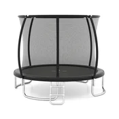 Costway Zunanji trampolin 10FT s varnostno zaščitno mrežo črn