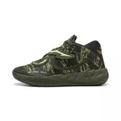 PUMA MB.05 Camo Basketball Shoes Unisex, Shoes, Dark Olive/Fizzy Light/Black, 47