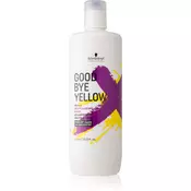 , Schwarzkopf Professional Good Bye Yellow šampon za nevtralizacijo rumenih tonov za barvane lase in lase s prameni 1000 ml