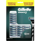 Gillette Mach3 glave za britje - 18 kosi