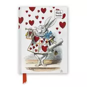 Alices Adventures in Wonderland: White Rabbit (Foiled Blank Journal)