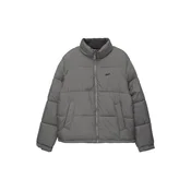 Pull&Bear Zimska jakna temno siva