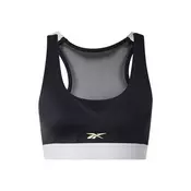 Reebok Športni nederček črna/bela