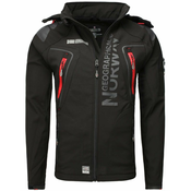 Muška softshell jakna Geographical Norway Techno, Crna