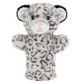 Keel Toys SE3076-2 Keeleco Snežna levharta - eko plišasta ročna lutka 27 cm