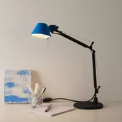 Artemide Tolomeo Micro Bicolour miza črna/modra - Študija/pisarna - Dizajn - črna, modra - Kovina