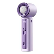 INF Ročni mini ventilator s polprevodniškim hlajenjem in LED zaslonom Purple, (5000324879)