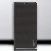 Preklopna torbica Carbon za Xiaomi Mi 10 Pro - Črna