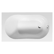 AQUALINE Kopalna kad JIZERA 120x70x39 cm, bela