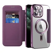 Etui SmartMag Book z Magsafe tehnologijo in RFID denarnico za iPhone 11 Pro Max - purple