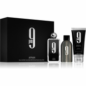 Afnan Muški poklon set 9 Pm, EDP, 100 ml + Gel za tuširanje, 150 ml + Deo sprej, 150 ml