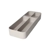 Siv plastičen organizator za pribor 13,5 x 39 cm – Brandani