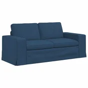 Vidaxl Kavč Modra 182 x 80 x 82 cm blago