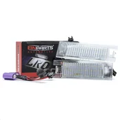 shumee LED luči za registrsko tablico 6000K hladno bela 12V Canbus za Fiat Multipla Croma Punto Doblo 500L Bravo