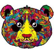 Lesena sestavljanka - Medved Panda / M KP21976