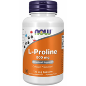 L-prolin NOW, 500 mg (120 kapsul)