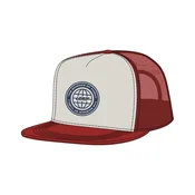 Leatt Trucker šiltovka, chili red (S-XL)
