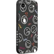 Pnakqil zaščitni ovitek Smiley za Apple iPhone 17 Pro Max - Črna KP39894