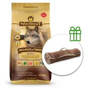 WOLFSBLUT Wild Duck & Turkey Adult 12,5 kg + Potovalna odeja BREZPLAČNO