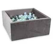 shumee Suha žogica 400 kosov 90x90x40 Velvet lila: svetlo mint, svetlo modra, biserna, siva, prozorna, biserna