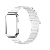 INF Zamenljiva magnetna silikonska zapestnica za Huawei Band 11 White, (5000286186)